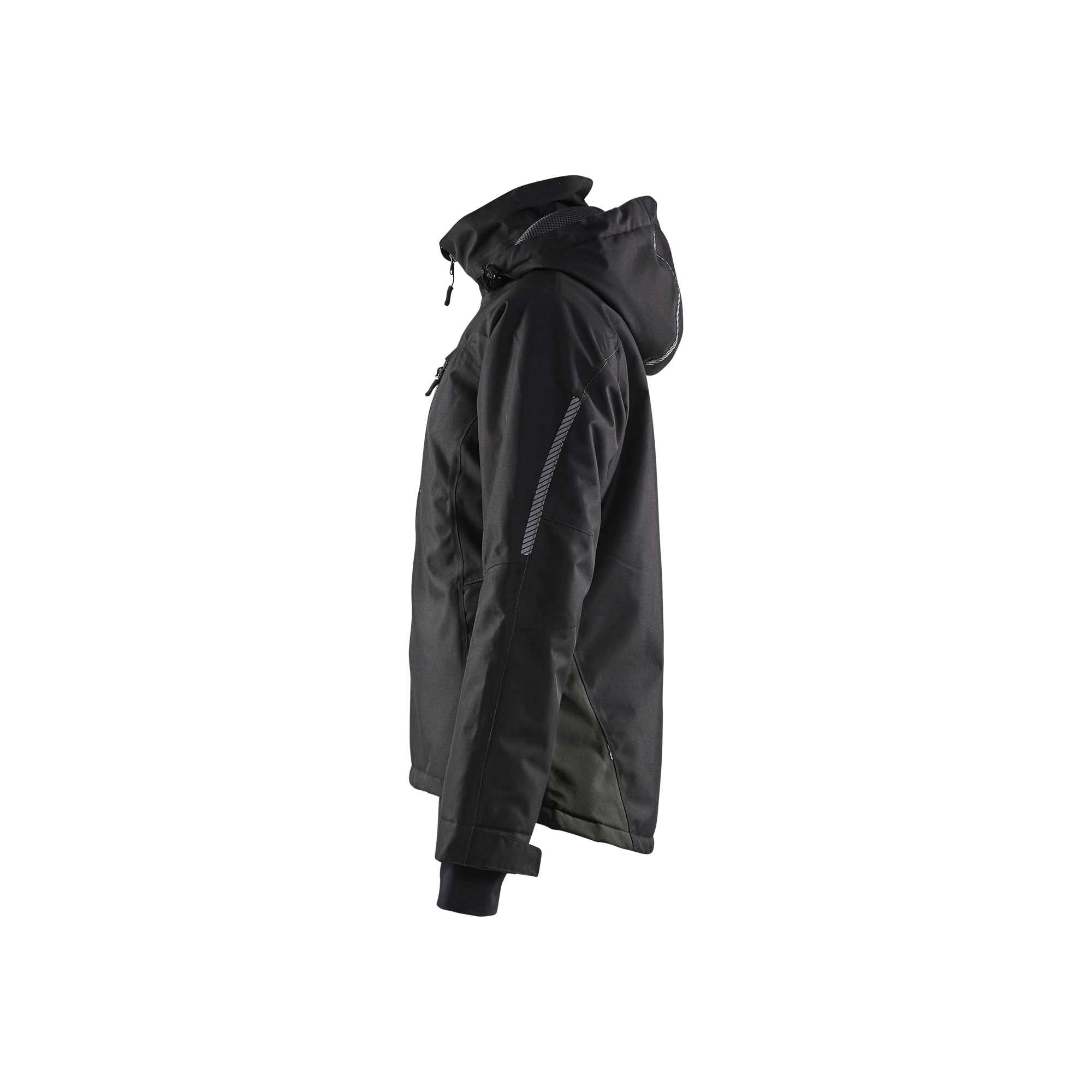 BLAKLADER 49721977 Women's Lightweight lined Winter Jacket Hi Vis Reflective Work Jacket WOMEN - Waterproof